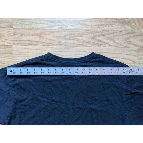 Mens Star Wars Mad Engine X Wing T Shirt Size L Solid Black Graphic - Picture 4 of 7